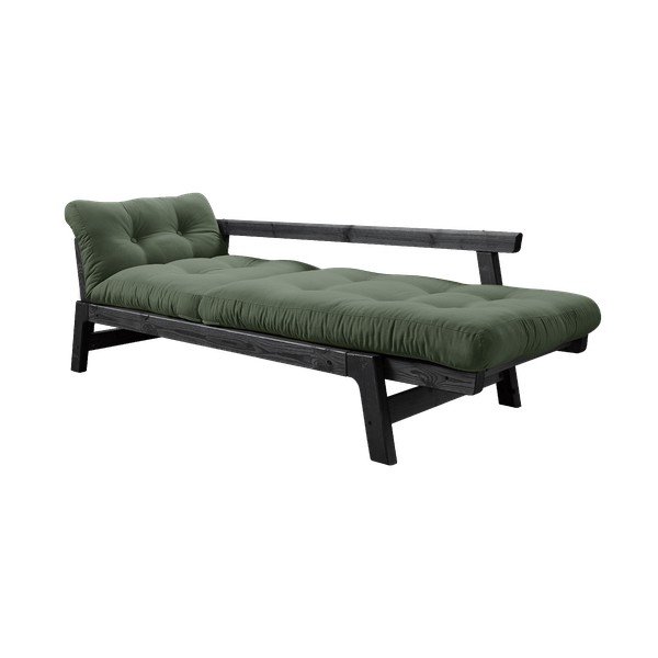 Raztegljiv kavč Karup Design Step Black/Olive Green-image-3