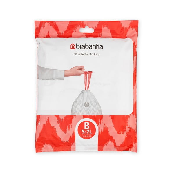 Vrečke za smeti 40 ks 5 l PerfectFit B – Brabantia