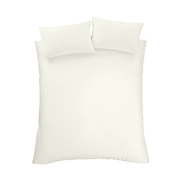 Kremno bela posteljnina iz egipčanskega bombaža za zakonsko posteljo 200x200 cm - Bianca