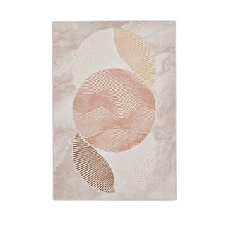 Rožnata/kremno bela preproga 120x170 cm Creation – Think Rugs