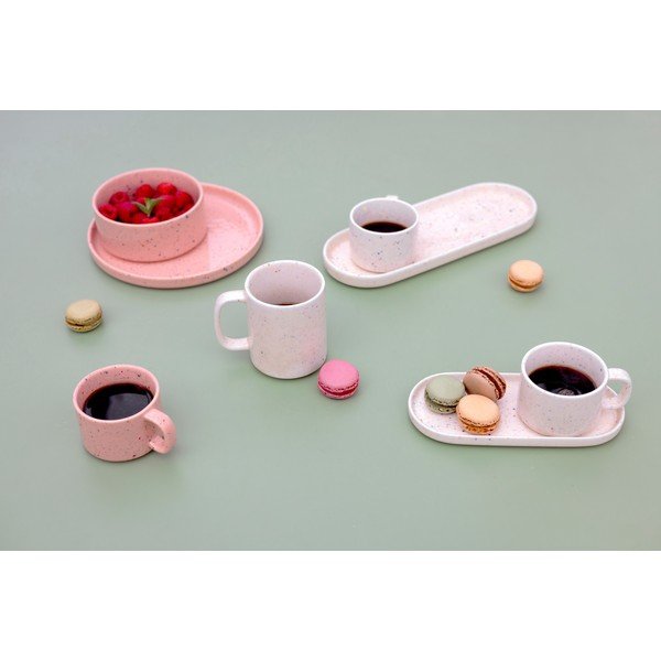 Bež porcelanast krožnik ø 25 cm Fika – ONA-image-4