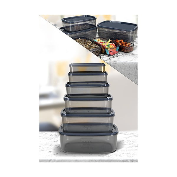 Posode za shranjevanje živil v kompletu 6 ks Sweet – Hermia-image-1