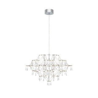 LED viseča svetilka v srebrni barvi ø 80 cm Efesos – Markslöjd