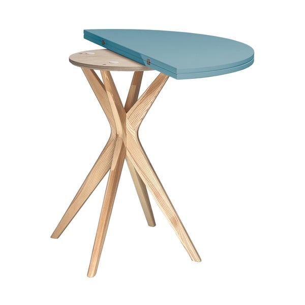 Okrogla raztegljiva jedilna miza 45x90 cm Jubi – Ragaba-image-3