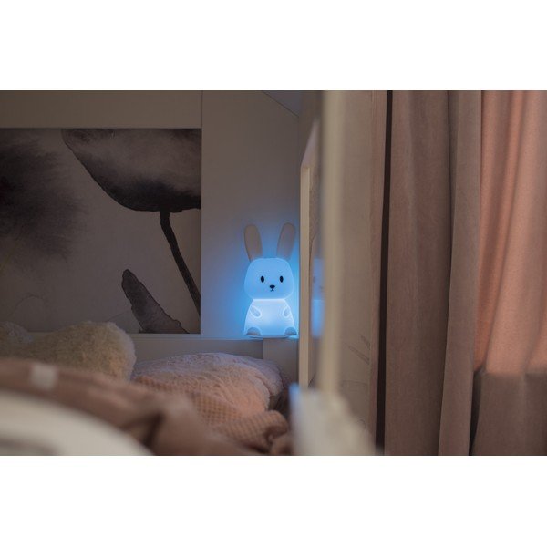 Bela otroška nočna lučka LED Bunny - Star Trading-image-4