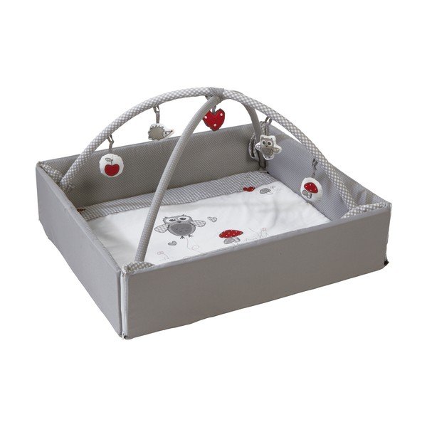 Siva otroška igralna podloga 75x85 cm Adam & Eule – Roba-image-1