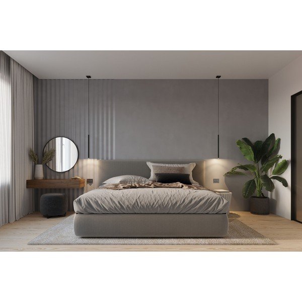 Črna viseča svetilka Nice Lamp Fideus Single-image-3