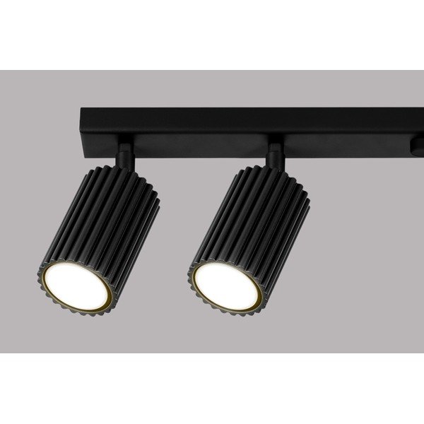 Črno točkovno svetilo 6,5x117 cm Gleam – Sollux-image-3