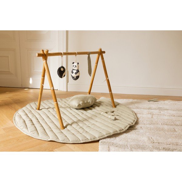 Zelena/kremno bela otroška igralna podloga Bamboo Leaf – Lorena Canals-image-4