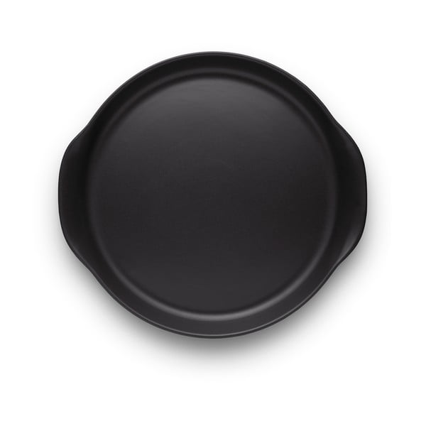Črn servirni krožnik Eva Solo Nordic, ø 30 cm