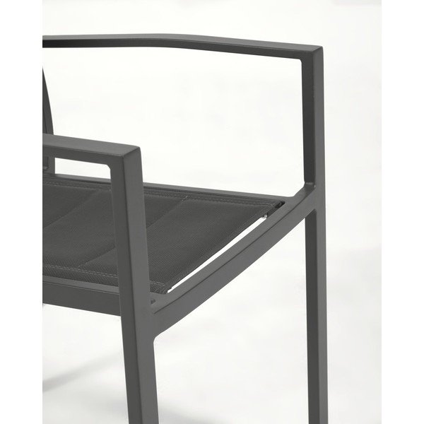 Siv aluminijasti vrtni stol Kave Home Sirley-image-4