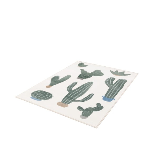 Zelena/slonokoščena otroška preproga 80x150 cm Cacto Malachite – FD-image-4