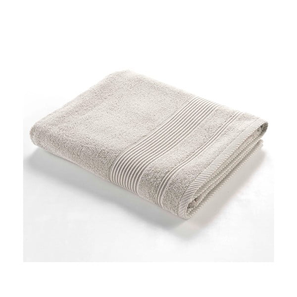 Bež frotirna bombažna brisača 90x150 cm Tendresse – douceur d'intérieur