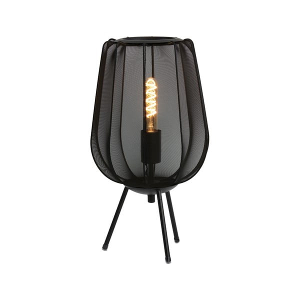 Črna namizna svetilka (višina 45 cm) Plumeria - Light & Living