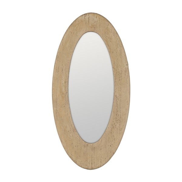 Stensko ogledalo s kamnitim okvirjem 60x120 cm Piedra – Ixia