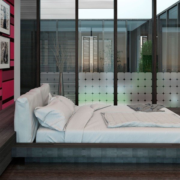 Okenske nalepke v kompletu 50 ks 10x10 cm Square Blackout – Ambiance-image-4