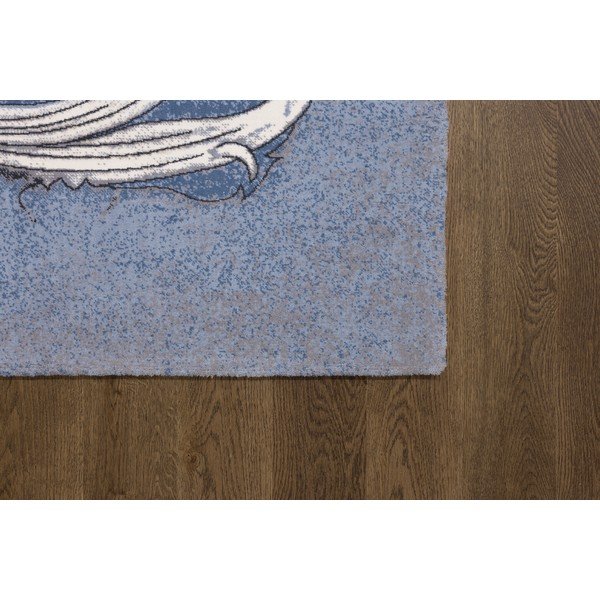 Modra volnena preproga 200x300 cm Mawson – Agnella-image-2
