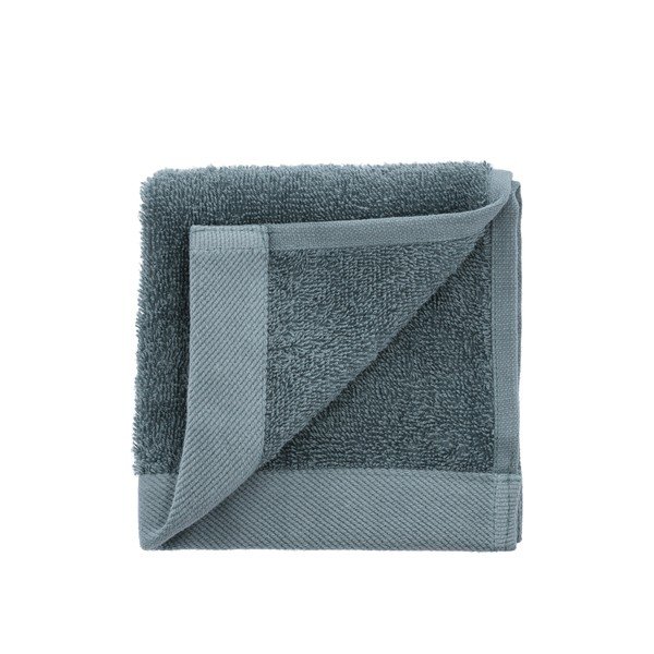 Modro-zelena brisača za obraz iz organskega bombaža Södahl Comfort, 30 x 30 cm-image-1