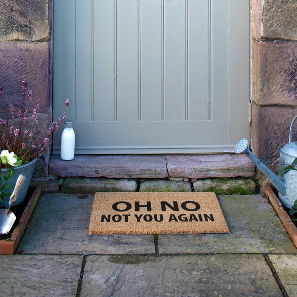 Predpražnik iz kokosovih vlaken 40x60 cm Not You Again – Artsy Doormats-image-4