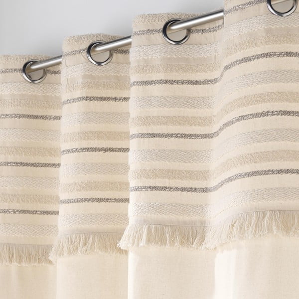 Zavesa v naravni barvi 140x180 cm Atlas – douceur d'intérieur-image-1