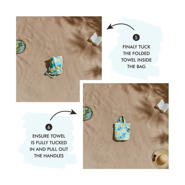 Zelena brisača za plažo 150x75 cm Summer Fruits - Catherine Lansfield-image-3