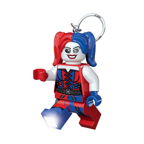 LEGO® DC Super Heroes Harley Quinn svetleča obesek za ključe