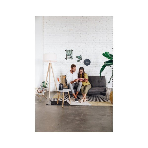 Bela klubska mizica Bonami Essentials Viby, 55 x 55 cm-image-2