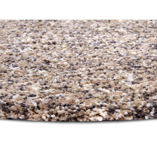 Bež okrogla preproga ø 120 cm Shag – Hanse Home-image-3
