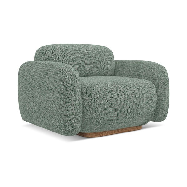 Svetlo zelen fotelj Ailani – Makamii