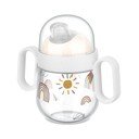 Bež plastična otroška skodelica 200 ml Sunshine & Rainbow – Mepal