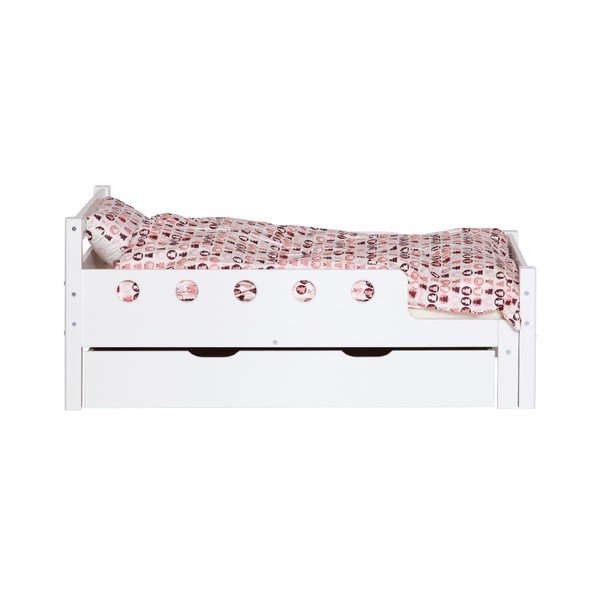 Bel otroški predal za pod posteljo 70x140 cm White Junior – Flexa-image-2