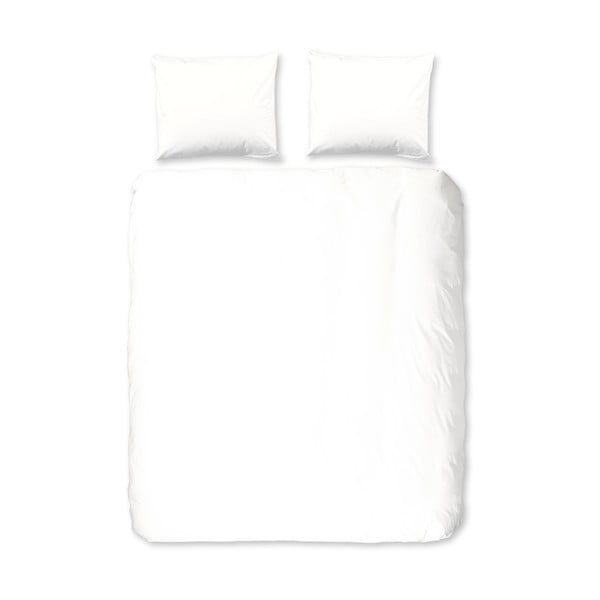 Bela flanelna posteljnina za zakonsko posteljo/podaljšana 240x220 cm – Good Morning