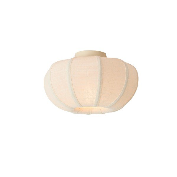 Kremno bela stropna svetilka s tekstilnim senčilom ø 30 cm Zosia – Light & Living-image-1