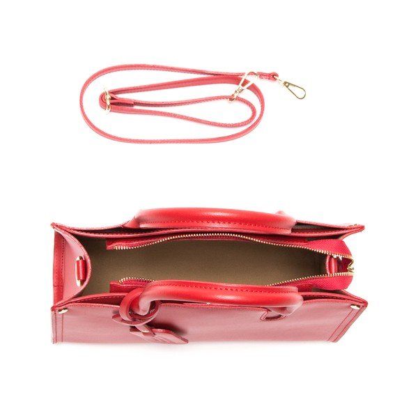 Usnjena torbica Anna Luchini 3042 Rosso-image-3