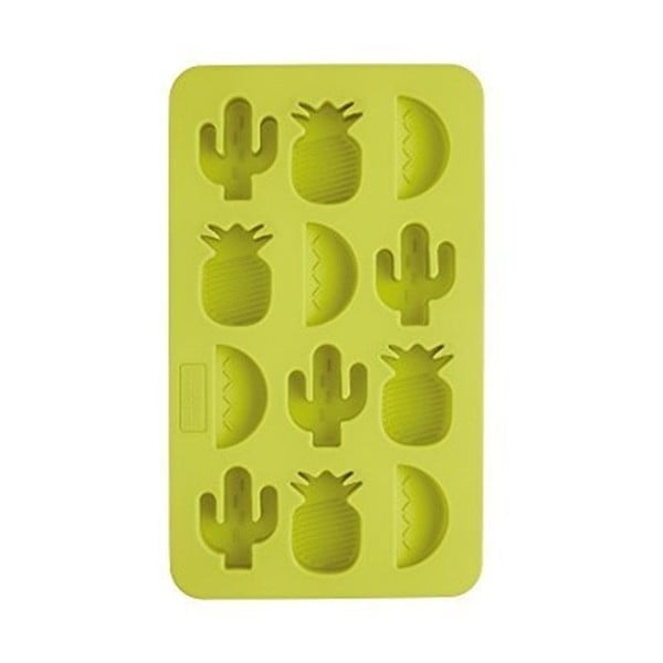 Kitchen Craft zeleno orodje za led z motivi eksotičnega sadja