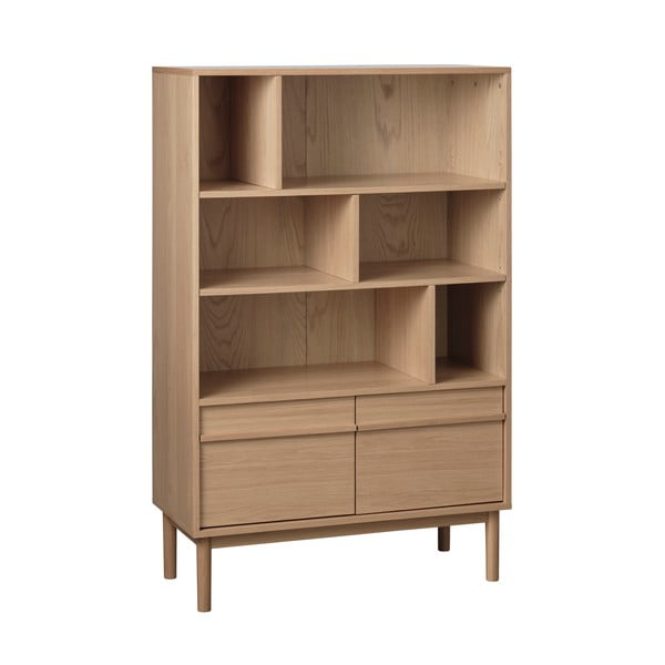 Regal v hrastovem dekorju 140x90 cm Ponza – Unique Furniture-image-2