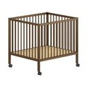 Rjava stajica iz masivne bukve 95x75 cm Dino – Vipack