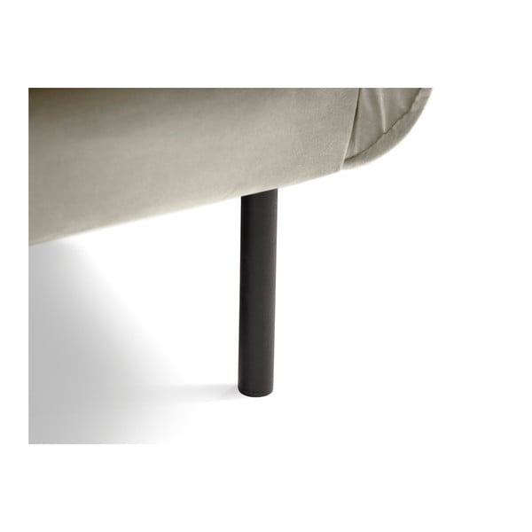 Bež žametni fotelj Cosmopolitan Design Vienna-image-3