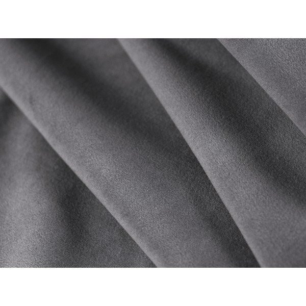 Temno siv žameten tabure Bloom – Micadoni -image-3