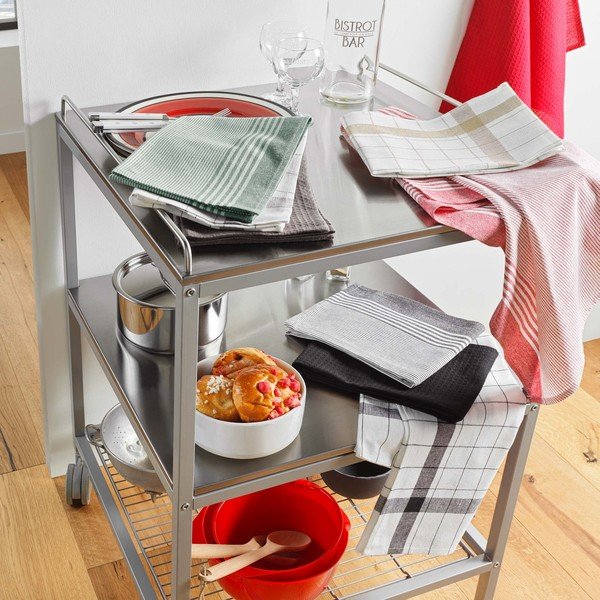 Bombažne kuhinjske krpe v kompletu 3 ks 50x70 cm Vibrato – douceur d'intérieur-image-3