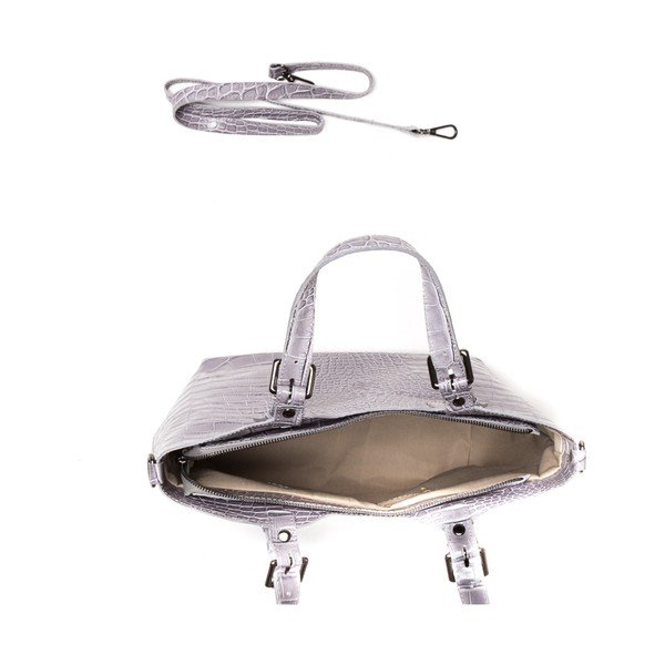 Usnjena torbica Renata Corsi 635 Grigio-image-3