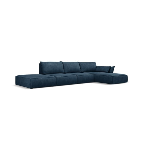 Temno moder kotni kavč (desni kot) Vanda - Mazzini Sofas-image-2
