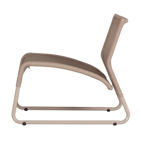 Bež vrtni fotelj iz umetnega ratana West – WOOOD-image-3