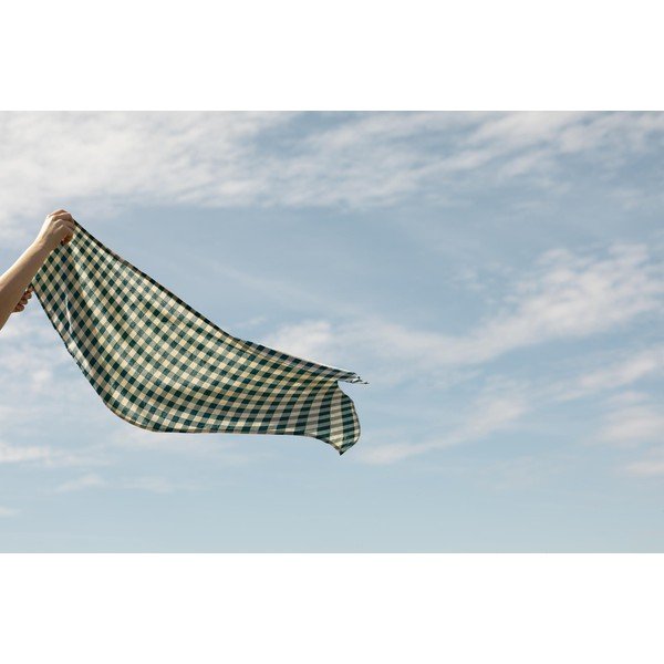 Namizni prt Really Nice Things Turquoise Vichy, 140 x 200 cm-image-3