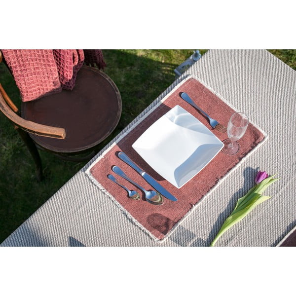 Bež-črn bombažni prt Tiseco Home Studio, 250 x 150 cm-image-4