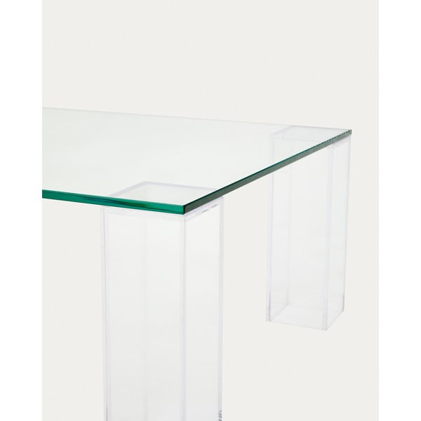 Steklena mizica 60x140 cm Adularia – Kave Home-image-3