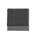 Temno siva frotirna bombažna brisača 30x30 cm Comfort – Södahl