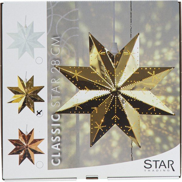 Božična svetlobna dekoracija v zlati barvi Classic - Star Trading-image-3