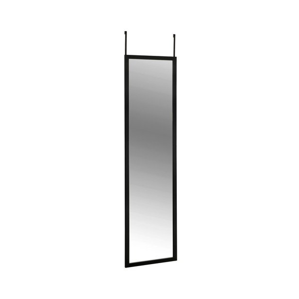 Črno viseče ogledalo za vrata Wenko Home, višina 120 cm-image-2