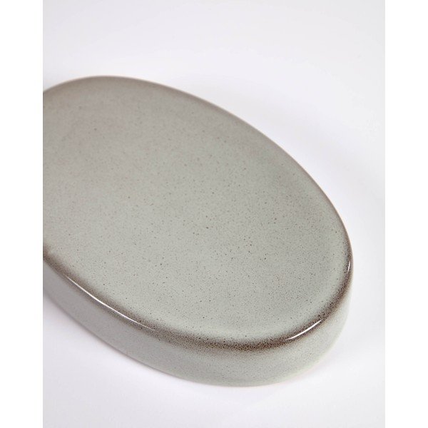 Svetlo siv keramičen podstavek za milo Chavela – Kave Home-image-4